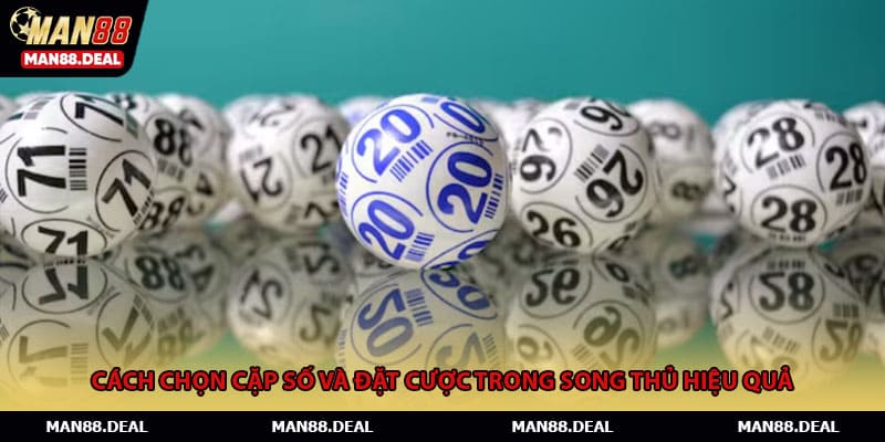 Cách chọn cặp số và đặt cược trong song thủ hiệu quả