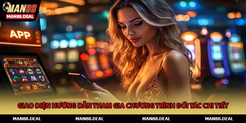 Giao diện hướng dẫn tham gia chương trình đối tác chi tiết