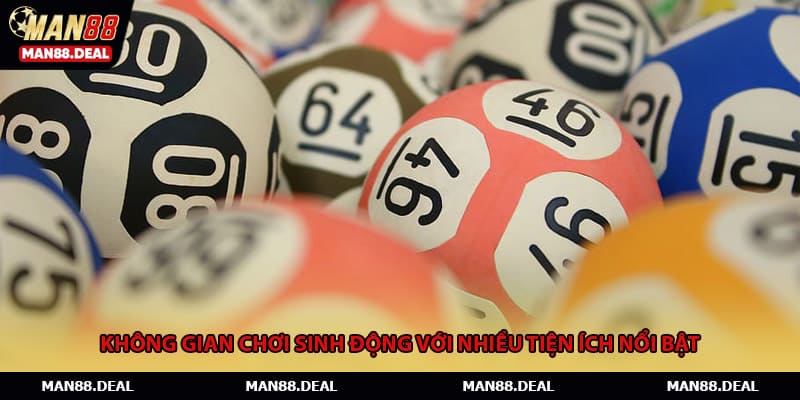 Không gian chơi sinh động với nhiều tiện ích nổi bật