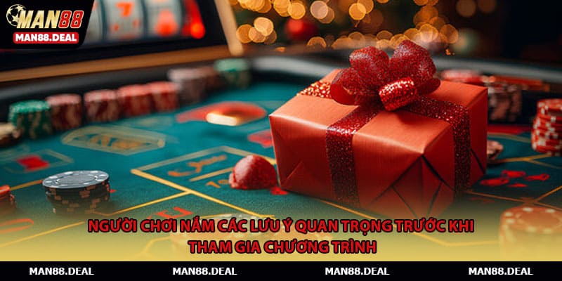 Người chơi nắm các lưu ý quan trọng trước khi tham gia chương trình